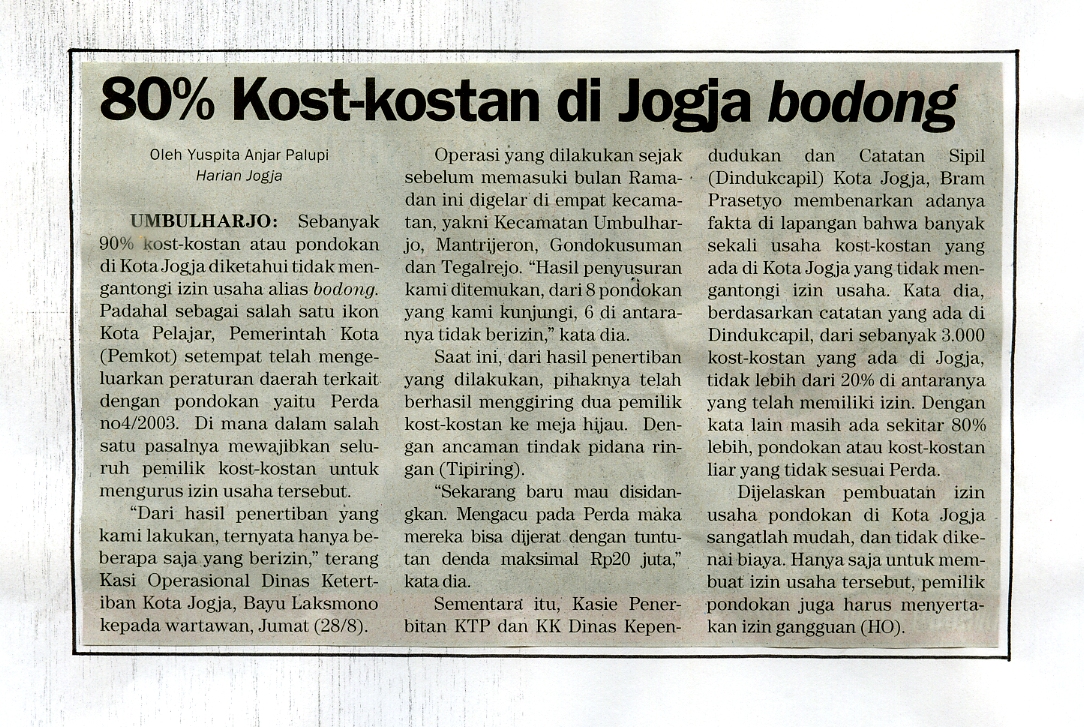 Kliping jogja terbaru